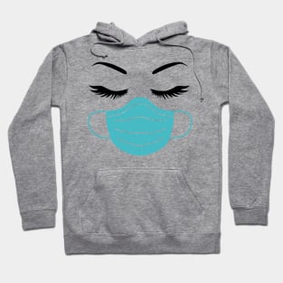 Mask Lashes Brows - A Nurse Hoodie